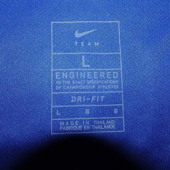 Nike Dri-Fit Basketball Jersey Shirt Women's Size L Blue - Picture 7 of 8